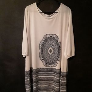 Black and White Dress Shirt